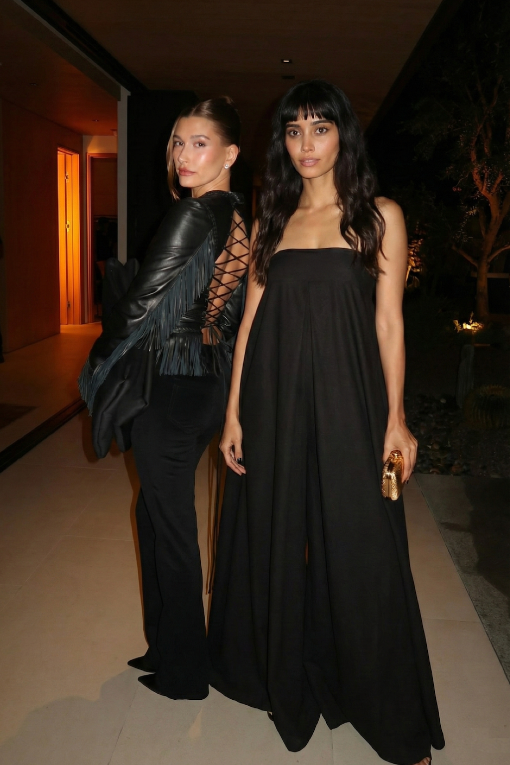 Strapless Wide-Leg Jumpsuit Black