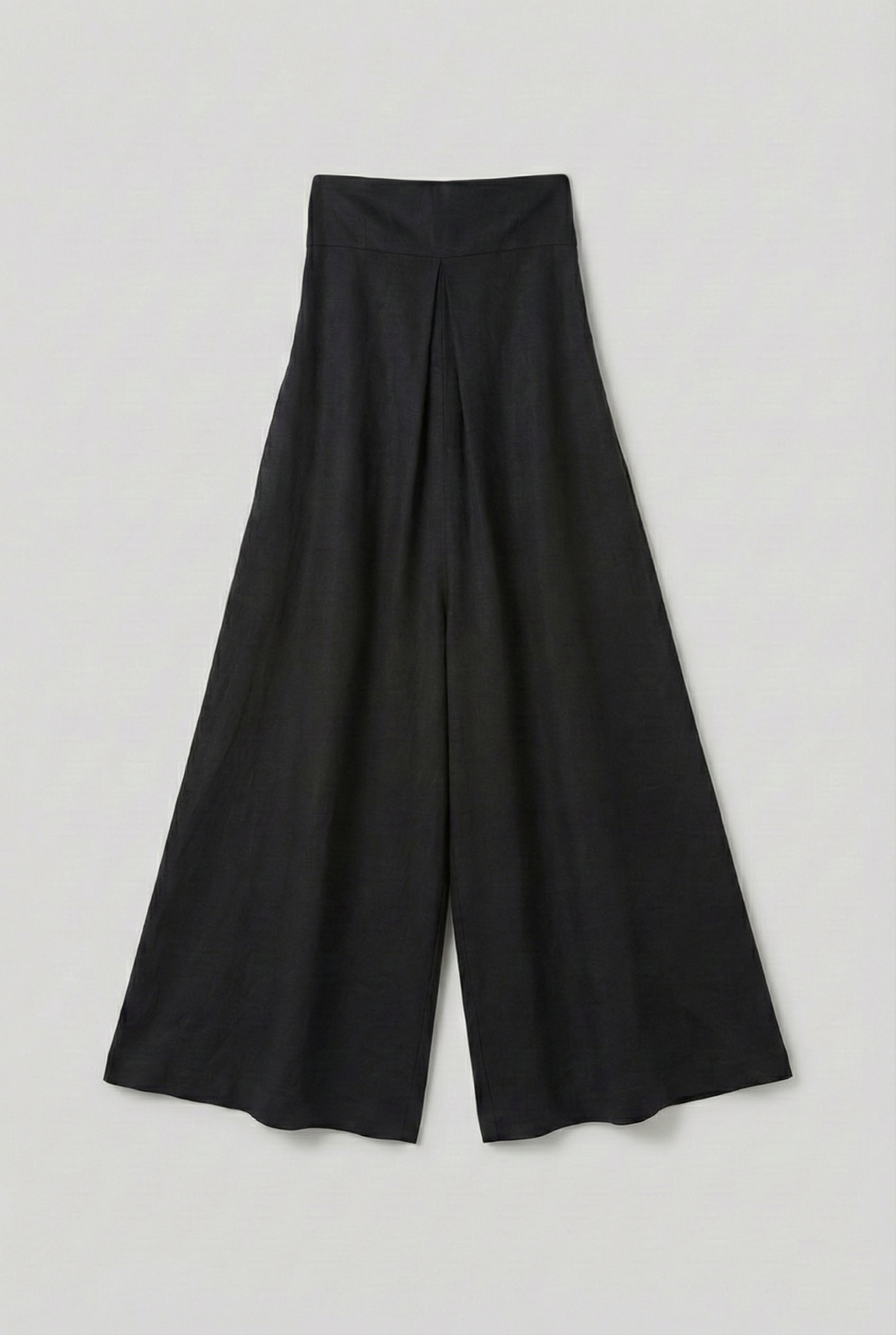 Strapless Wide-Leg Jumpsuit Black