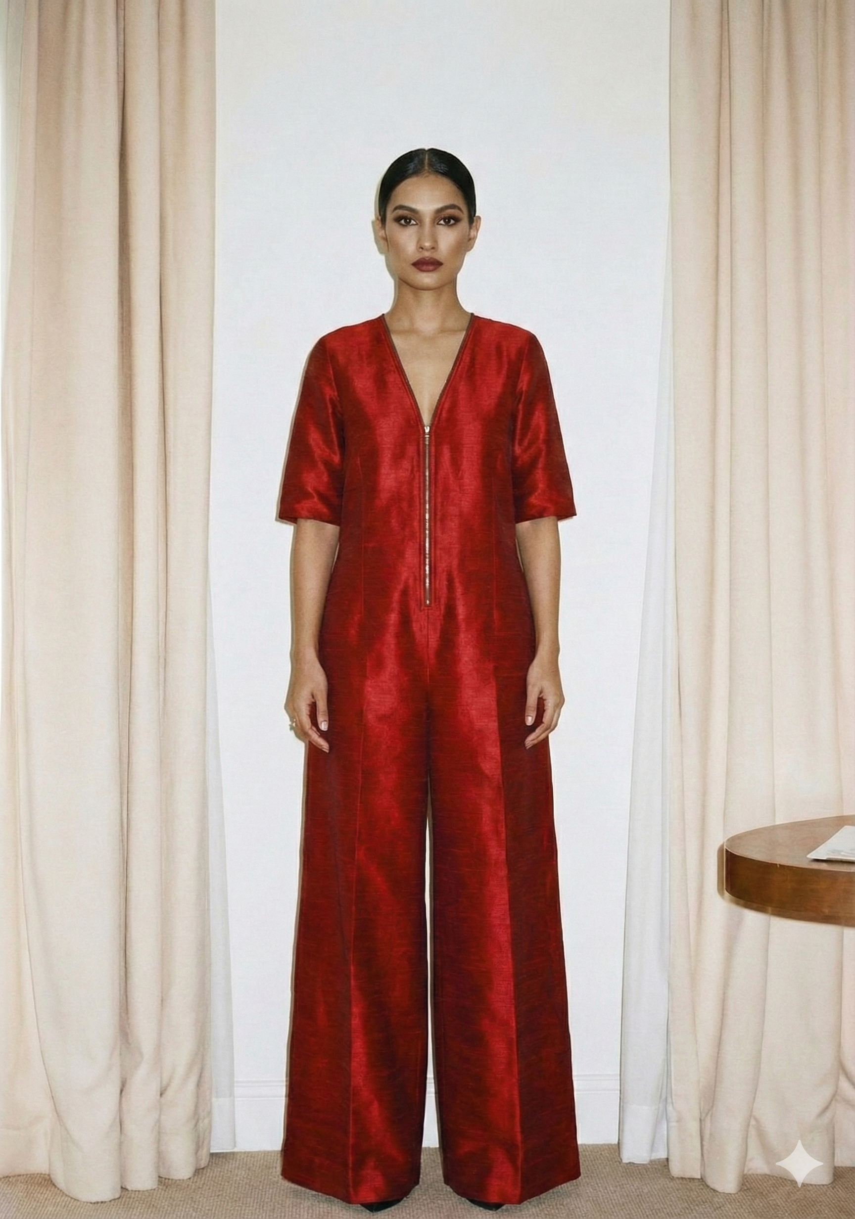 Barely Desi Silk Jumpsuit