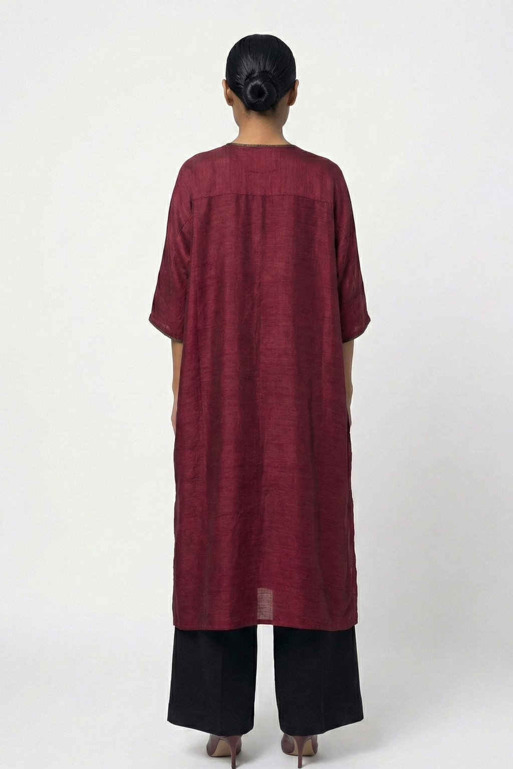 Deep Crimson Kurta